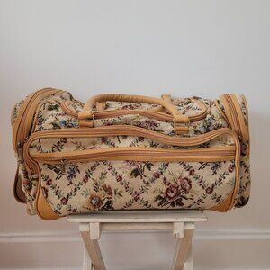 (Possibly) Vintage Tapestry Weekender Bag